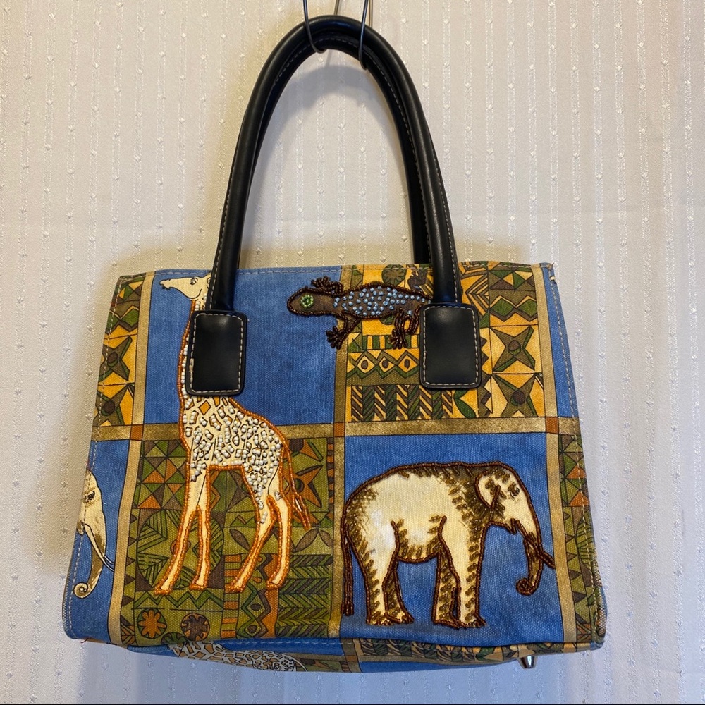 Transform KM beaded safari purse